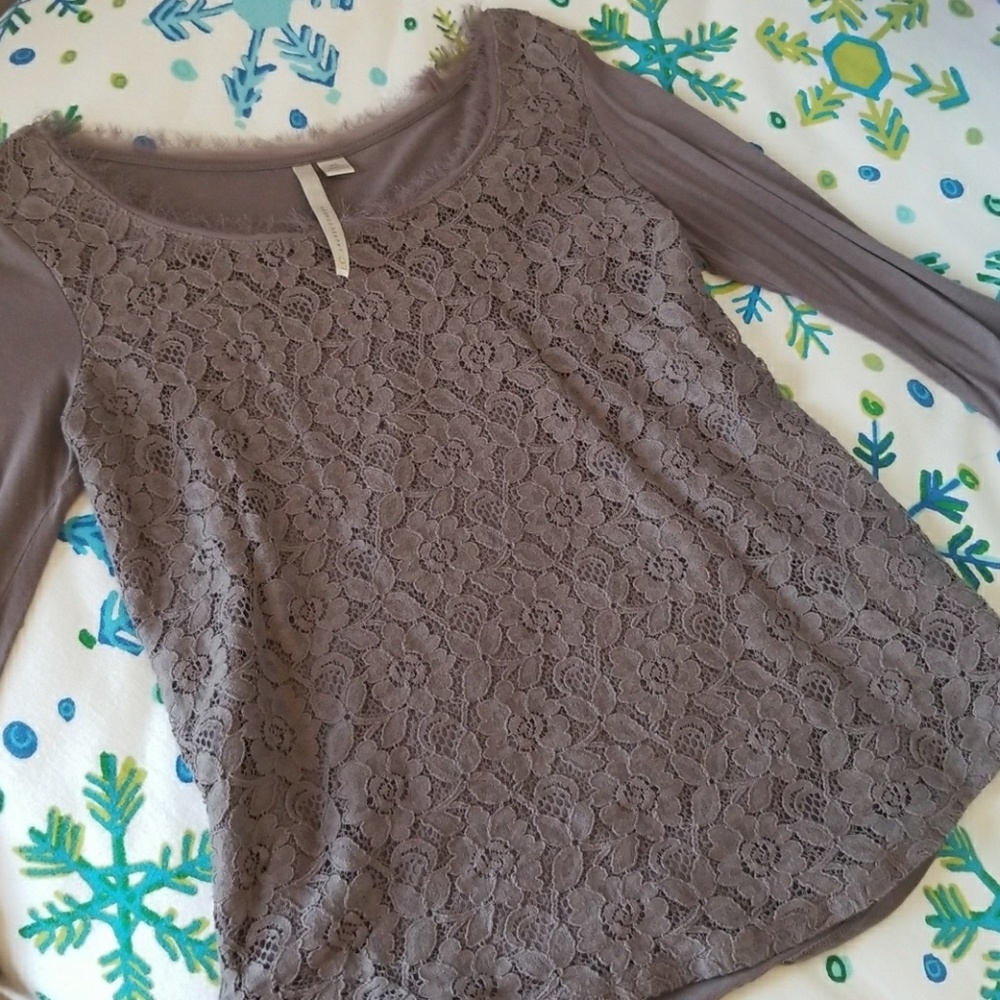 Lauren Conrad Lace Front Top